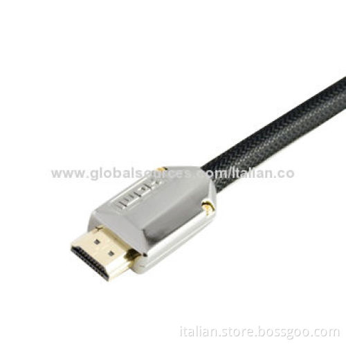 2.0V high-quality HDMI cable with 3D support, metal shell